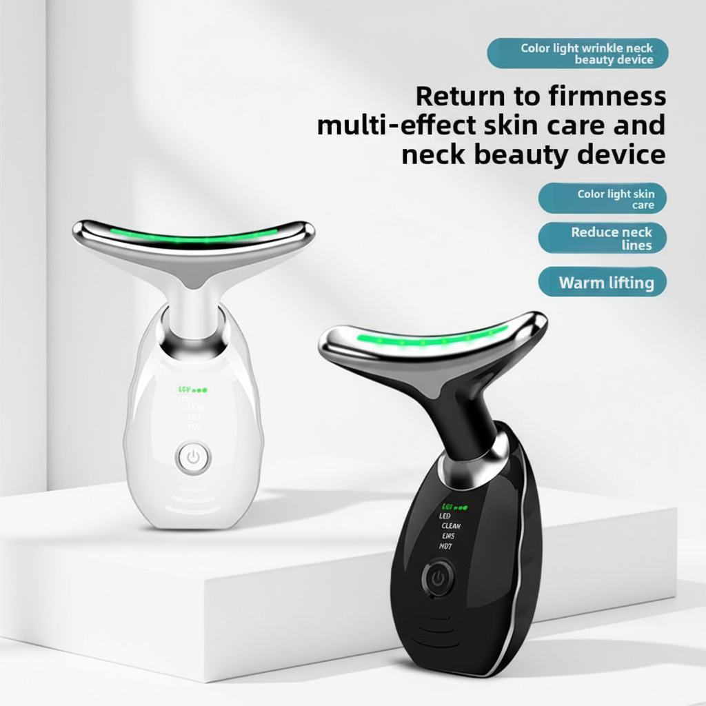 Face and neck massager without red product