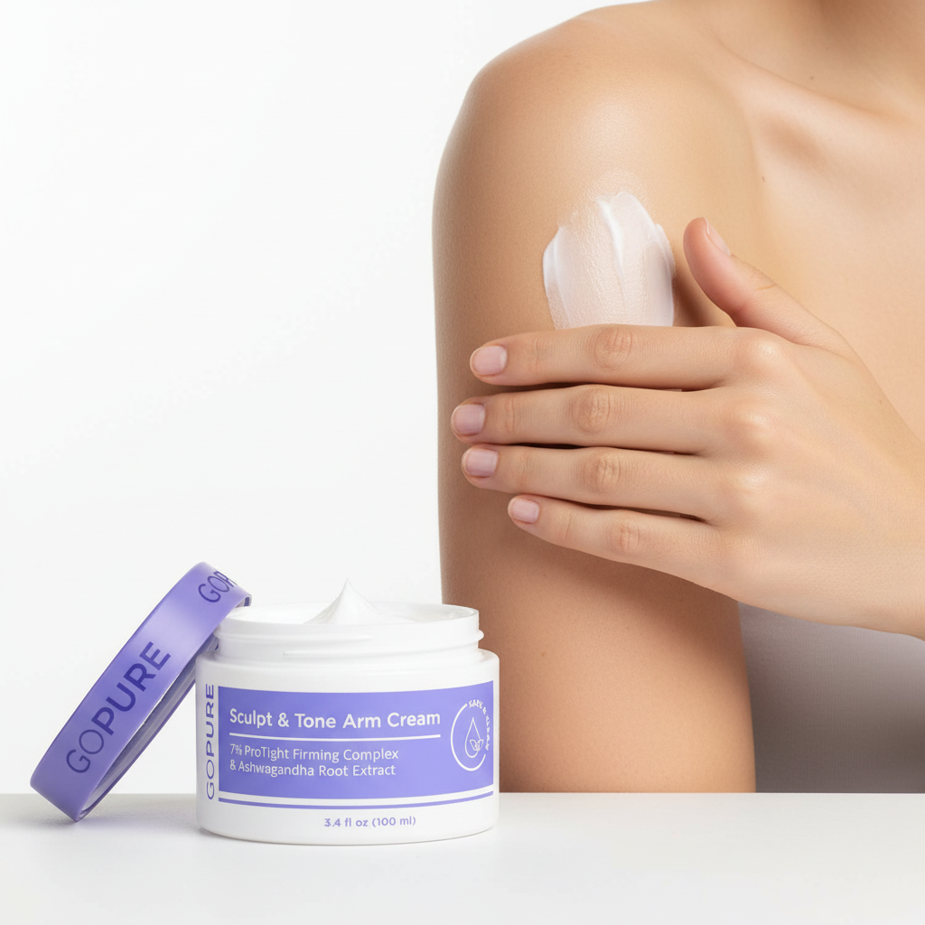 Hands massaging cream